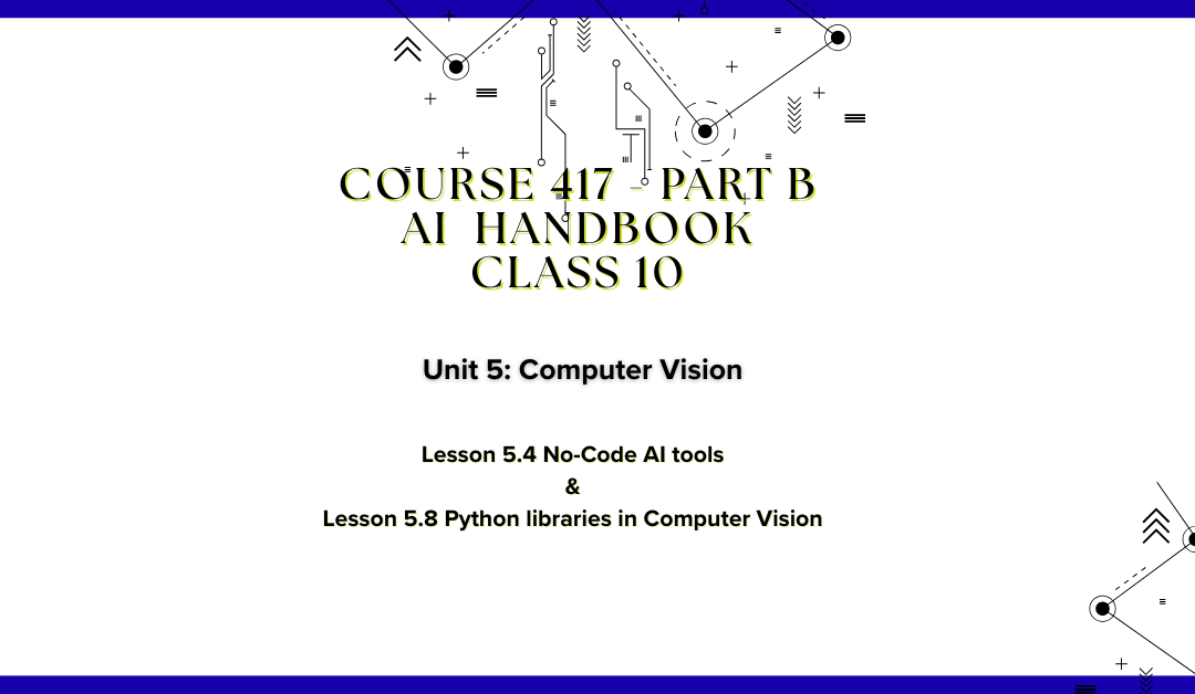 No-Code CV Tools & Python Libraries for Computer Vision (Class 10)
