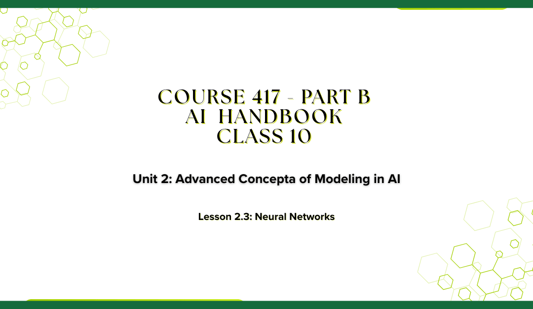 Neural Networks Explained Simply: How AI Thinks and Makes Decisions (Class 10)