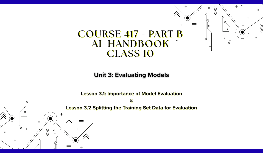 Model Evaluation: Why Testing Your AI Matters & Train-Test Split Explained (Class 10)