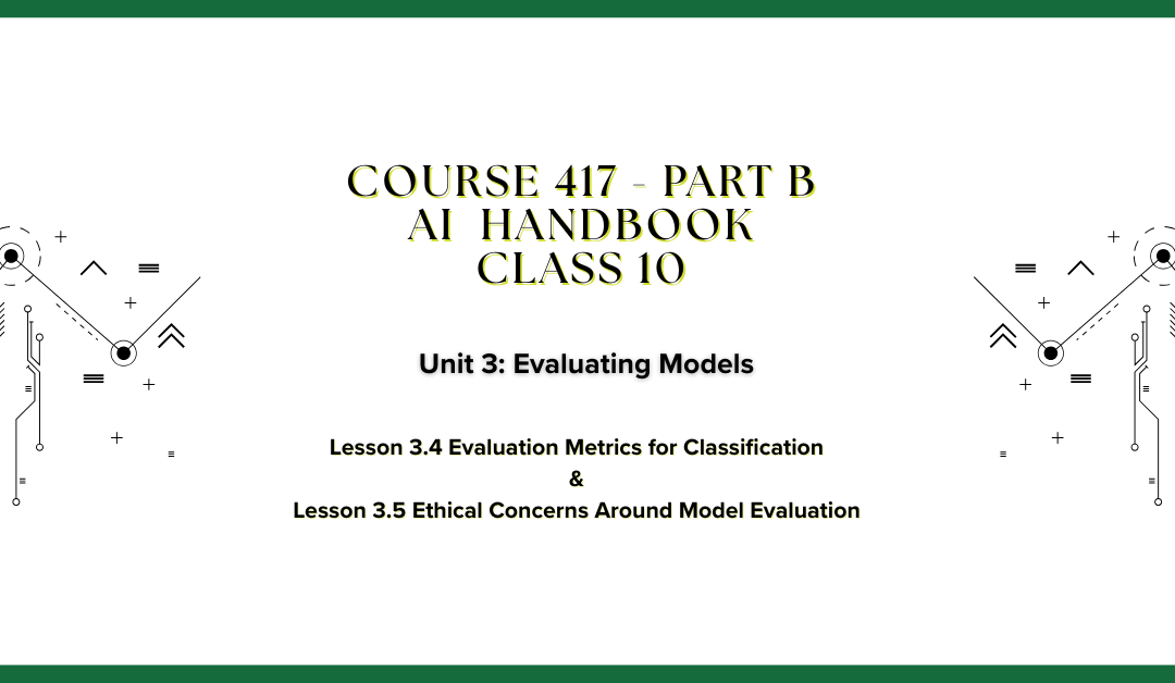 Ethical Concerns in Model Evaluation: Bias, Fairness & Responsible AI (Class 10)