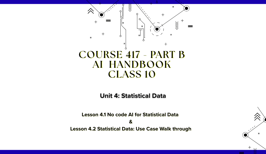 No-Code AI Tools for Statistical Data Analysis: Build AI Without Coding (Class 10)